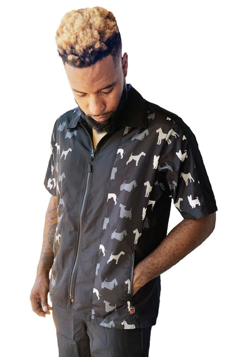 Men's Terrier Print Jacket