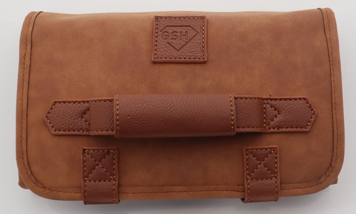 6 Scissor Leather roll up case