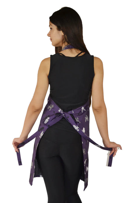 Purple Poodle Waterproof Apron