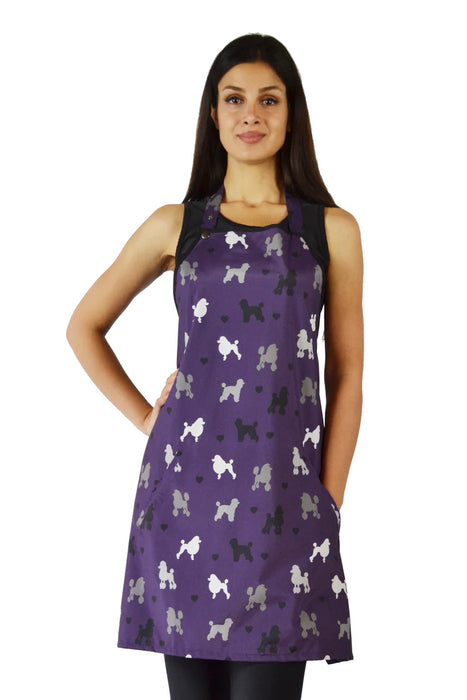 Purple Poodle Waterproof Apron