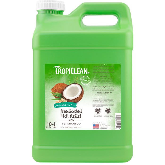 Oatmeal & Tea Tree Medicated Itch Relief Shampoo, 2.5 Gal