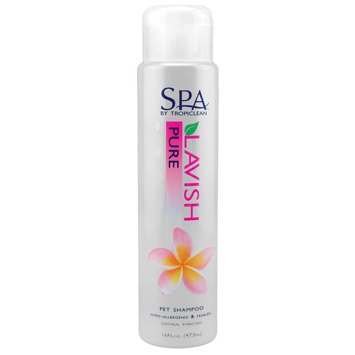SPA by TropiClean Lavish Pure Shampoo for Pets, 16oz