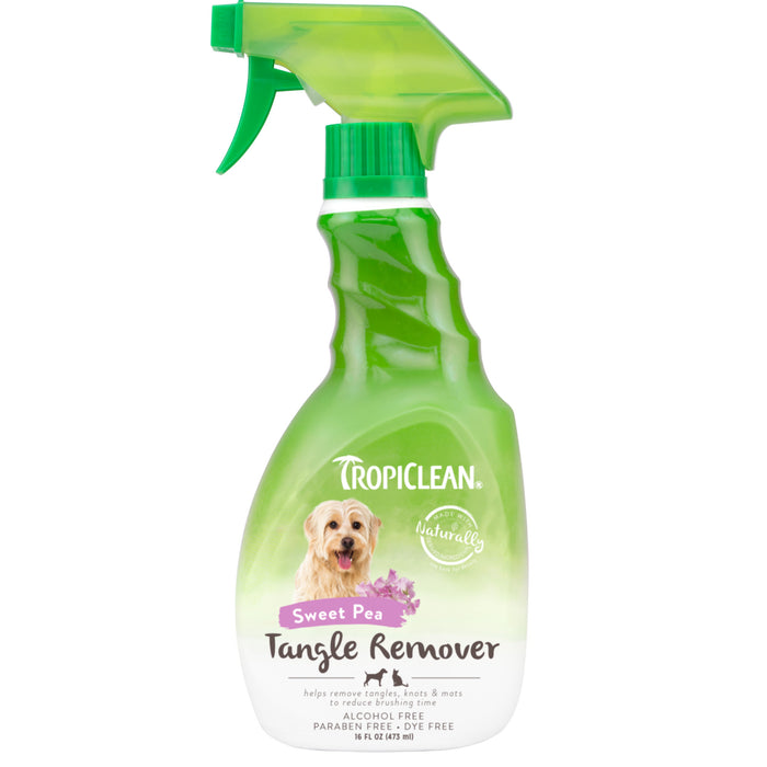 TropiClean Sweet Pea Tangle Remover Spray for Pets, 16oz