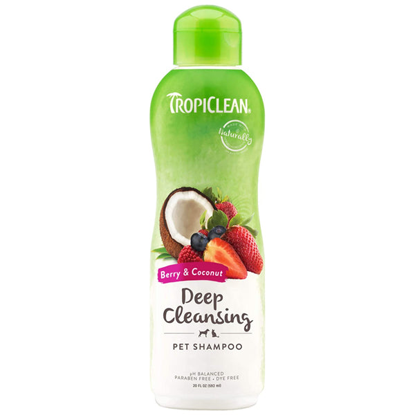 Champú de limpieza profunda con frutos rojos y coco, 20 oz