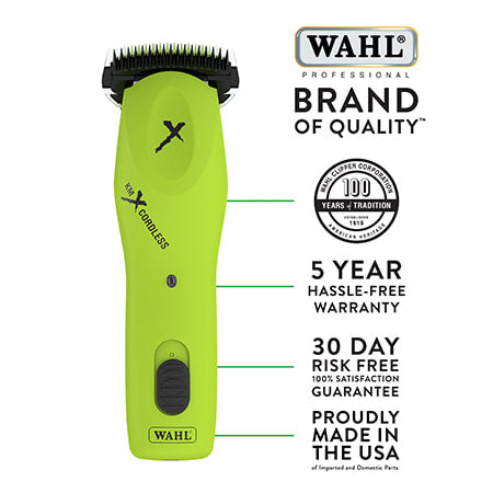 Wahl KMX with choice of wide blade