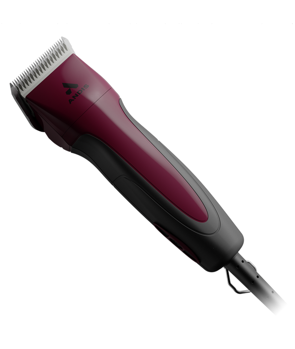SMC Excel 5-Speed+ Detachable Blade Clipper — Burgundy FREE CLIPPER GRIP INCLUDED