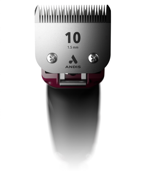 SMC Excel 5-Speed+ Detachable Blade Clipper — Burgundy FREE CLIPPER GRIP INCLUDED